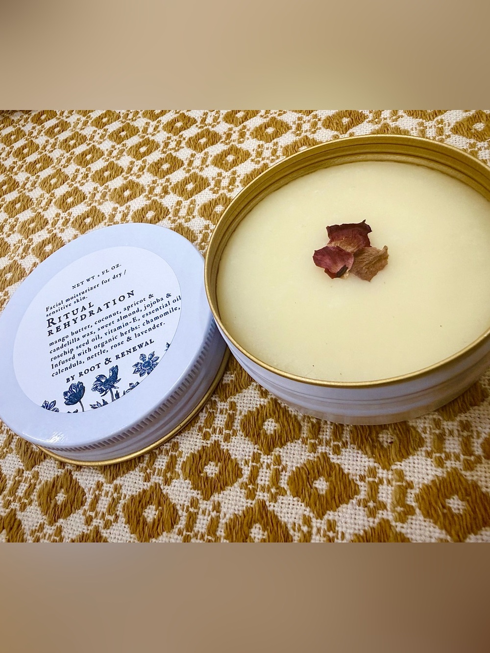 RITUAL - Sensitive Facial Moisturizer - All Natural Botanical Skincare Balm